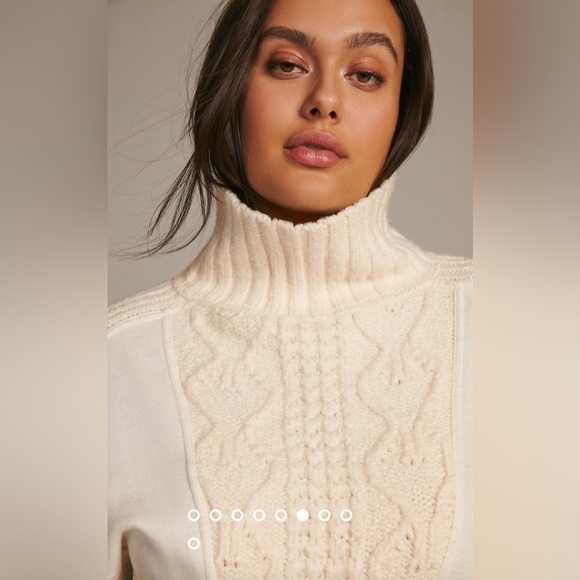 NWT Daily Practice by Anthropologie Cable-Knit Sweater - Picture 16 of 16